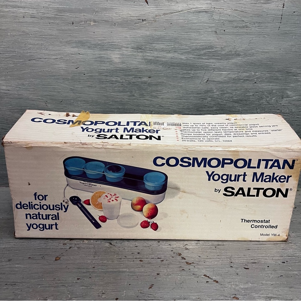 Vintage‎ Cosmopolitan Salton Yogurt Maker Good Condition